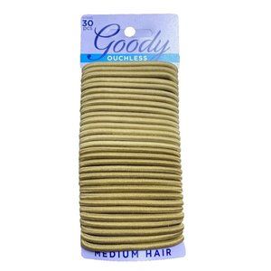 Goody Ouchless Hair Ties, Nude Hair Tie Pack, Seamless for Blonde Hair, New